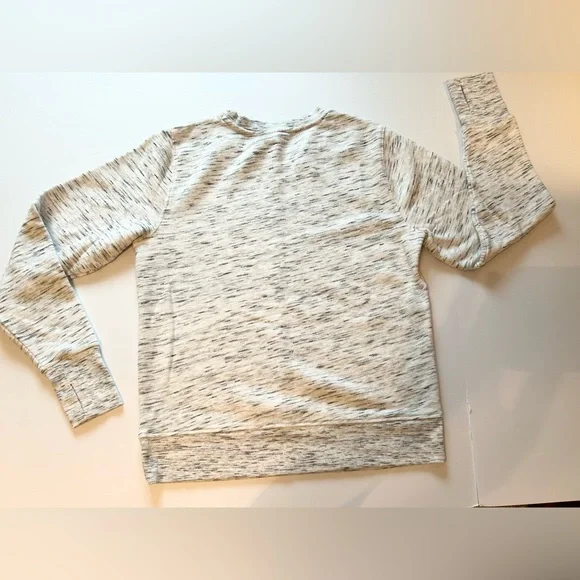 Tek Gear Women's Heather Gray Crew Neck Casual Sweatshirt - Picture 2 of 3